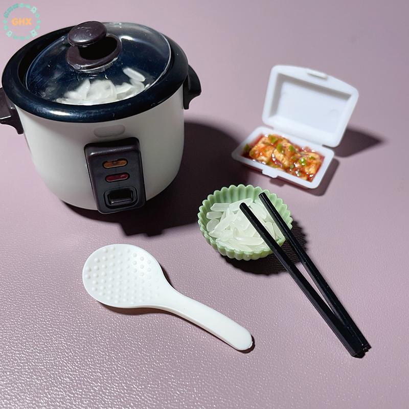 GHX 2 Chiếc Nhà Búp Bê Bếp Cơm Mini Thìa Cơm 4cm Xẻng Cơm Mô Phỏng Thìa Nhà Bếp Đồ Chơi Nấu Ăn VN