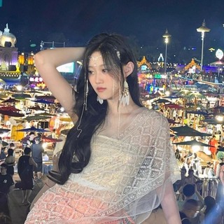Khăn choàng sequin nữ sáng bóng, phù hợp chụp ảnh và trang phục chợ đêm