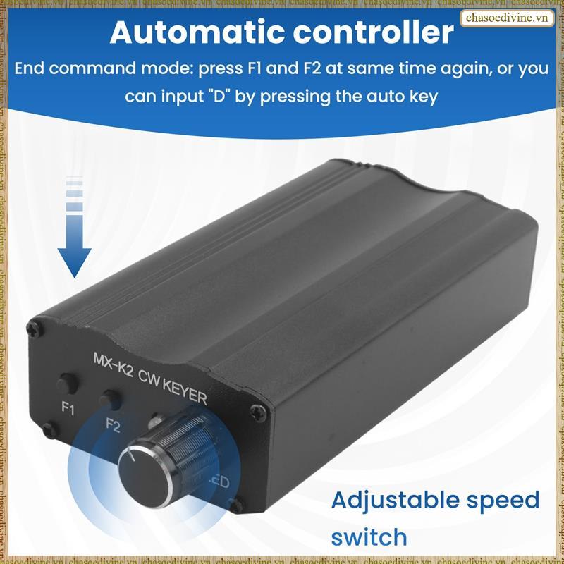 [K O G X] MX-K2 CW Keyer Bộ điều khiển chìa khóa tự động Mã Morse Bộ điều khiển chìa khóa bộ nhớ tự động cho bộ khuếch đại vô tuyến