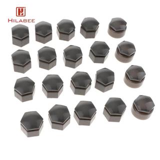 [hilabee] 20x 19mm Xe Trung Tâm Vít Bao Bánh Xe Đai Ốc Lug Bụi Nắp Mũ Màu Xám Cho Xe Audi Q7