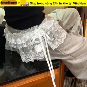 SNUGHOUSE Ren Mini Váy Ren Xù, Phù Hợp Dạo Phố