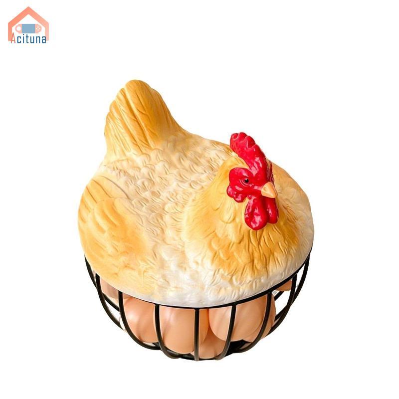 Giỏ Trứng Mặt Bàn Tổ Chức Để Tập Hợp Trứng Tươi Hộp Đựng Có Nắp Đựng Trứng Cho Rau Củ Đồ Dùng Nhà Bếp Bát Ăn