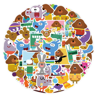 57 Chiếc Anime Hey Duggee Miếng Dán Hoạt Hình Graffiti Mẫu Giáo Bé Trai Cô Gái Phần Thưởng Miếng Dán