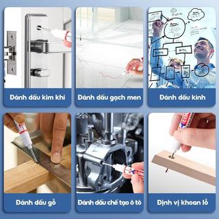 Bút đánh dấu lỗ sâu đầu ngòi dài 20mm chuyên dụng, đánh dấu gạch rãnh sâu, mực đen đỏ xanh dương sắc nét cho thợ mộc