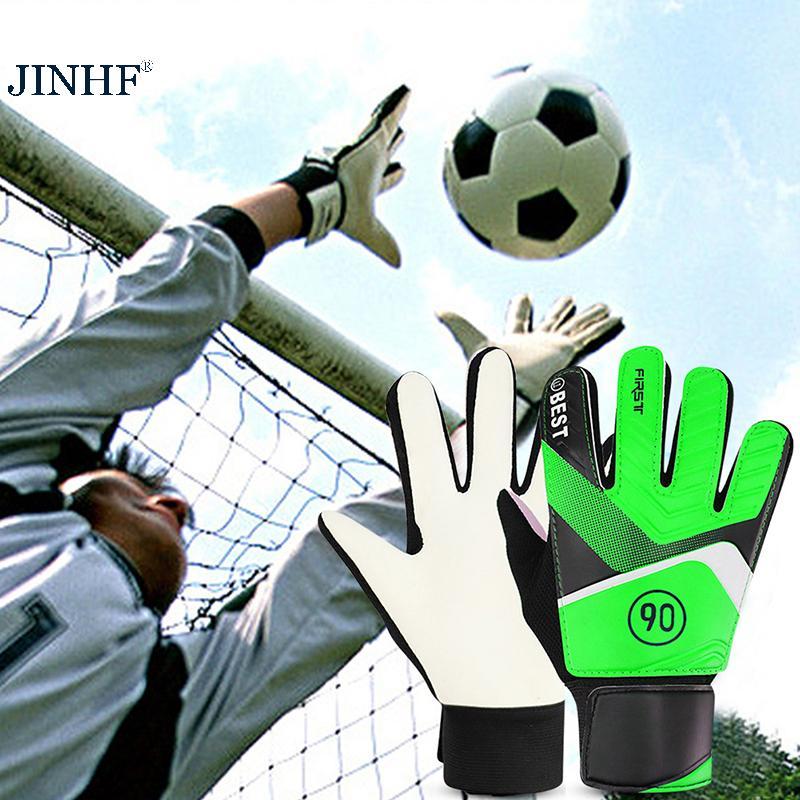 JINHF 1 Trẻ Em Thủ Môn Găng Tay Chống Va Chạm Cao Su Thủ Môn Găng Tay Bảo Vệ Tay Phụ Kiện Bóng Đá Cho Trẻ Em HOT