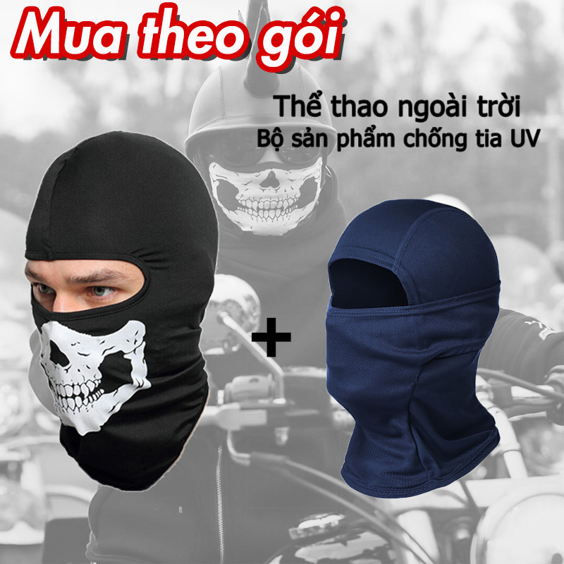 Mũ Balaclava dành cho nam, bảo vệ mặt và cổ khi đi xe đạp ngoài trời