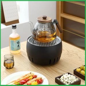 Bếp điện dùng đun nước pha trà, cà phê, kèm 02 vỉ nướng đồ ăn công suất 800 W