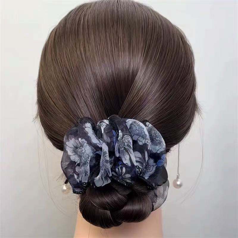 Tulip Ball Grab Clip Tính khí Thời trang Đám mây gạc thanh lịch