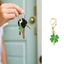 Mặt dây chuyền móc khóa hợp kim KIKIN Lucky Clovers Lý tưởng để tặng kèm thiết kế thanh lịch và kích thước di động