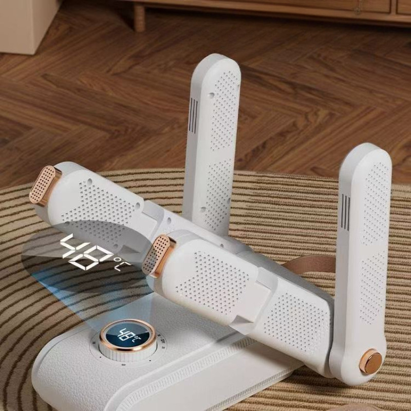 Máy Sấy Giày Thông Minh 4 Cần Sấy - Khử Mùi & Khử Trùng Bằng Tia Cực Tím, Tốc Độ Làm Khô Nhanh, Bảo Vệ Giày Toàn Diện