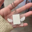 GUSTAVA Photocard Holder, Móc khóa khung Acrylic trong suốt Star Wings Series, Trang trí thẻ bảo vệ hình ảnh thần tượng 1 Inch dễ thương