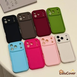 Vỏ Màu Đỏ Năm Mới Cho OPPO Realme V60 V60s V50 V50s V30 V23 V23i V20 V13 Q5 P2 P1 Pro C12 C11 2021 2020 C3 C2 C61 Matte Màu Trơn Dễ Thương Đơn Giản Vỏ Mềm Bảo Vệ Ống Kính