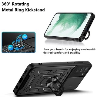 Ốp Điện Thoại Cho OPPO Reno15 Pro Max Reno 15 C 15F 15C 4G 5G Kim Loại Thời Trang Giáp Vòng Giá Đỡ Đẩy Kéo Camera Vỏ Bảo Vệ Chống Sốc Vỏ Cứng