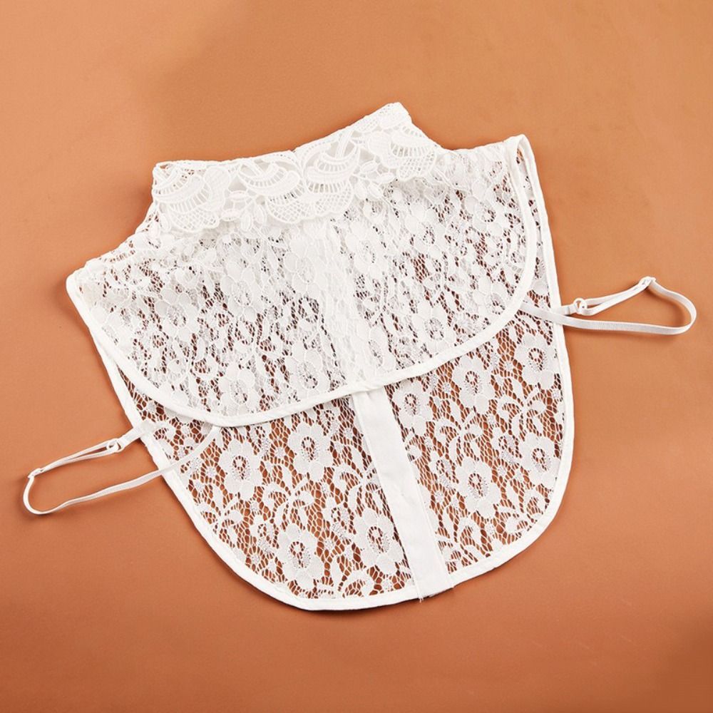 Cổ giả GOODH màu trắng đen, dễ tháo lắp - Phù hợp thời trang nữ