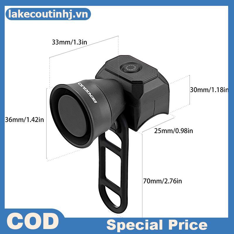 Lu Xe Đạp Điện USB Sạc Sừng Xe Đạp Leo Núi Cảnh Báo Vòng An Toàn Chống Nước Đi Xe Đạp Phụ Kiện Linhj