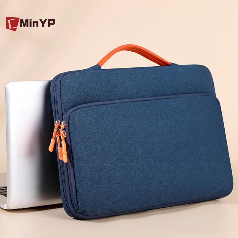 CMinYP Túi đựng máy tính xách tay cầm tay 360 độ Shoproof Chuyến đi công tác Túi máy tính dành cho nam và nữ vinh quang