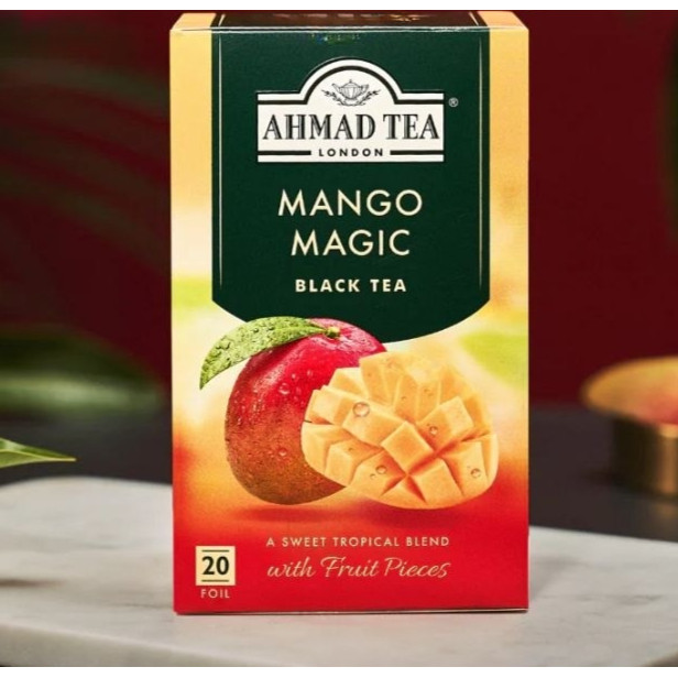 Trà Ahmad Xoài Hộp 40g Hương Vị Nhiệt Đới Thơm Mát Đậm Vị Trà Ngon