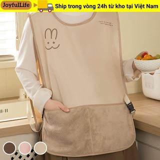 Tạp dề chống vết bẩn JOYFULLIFE, Tạp dề không tay có thể lau được chống thấm nước, Áo Vest thoáng khí đa năng Phong cách Đồng phục nhà cà phê chống bẩn cho đầu bếp và máy chủ