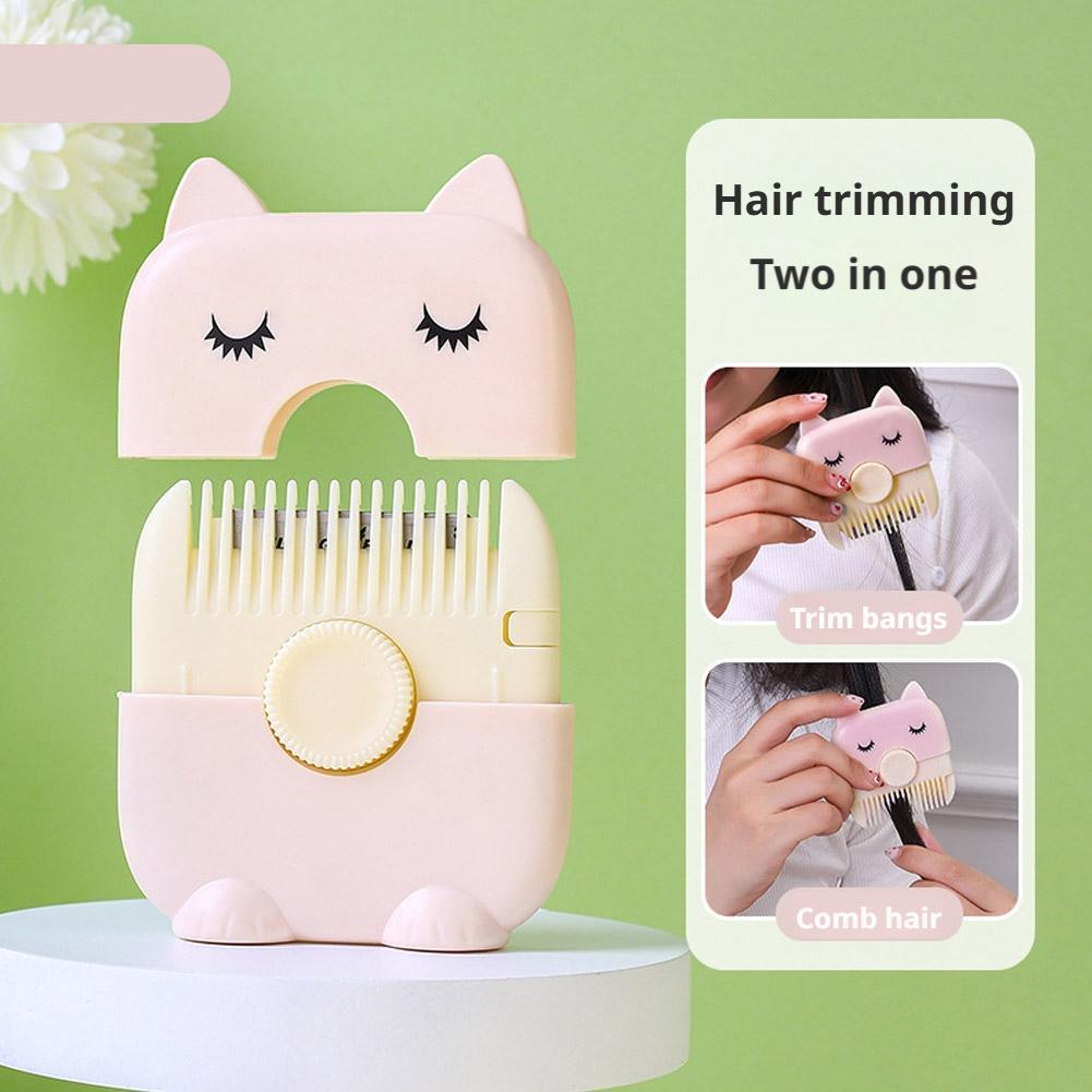 Tông Đơ Cắt Tóc 2in1 Cho Bé Cắt Tóc Lược Viền Trẻ Em Tóc Nổ Clipper B1a7