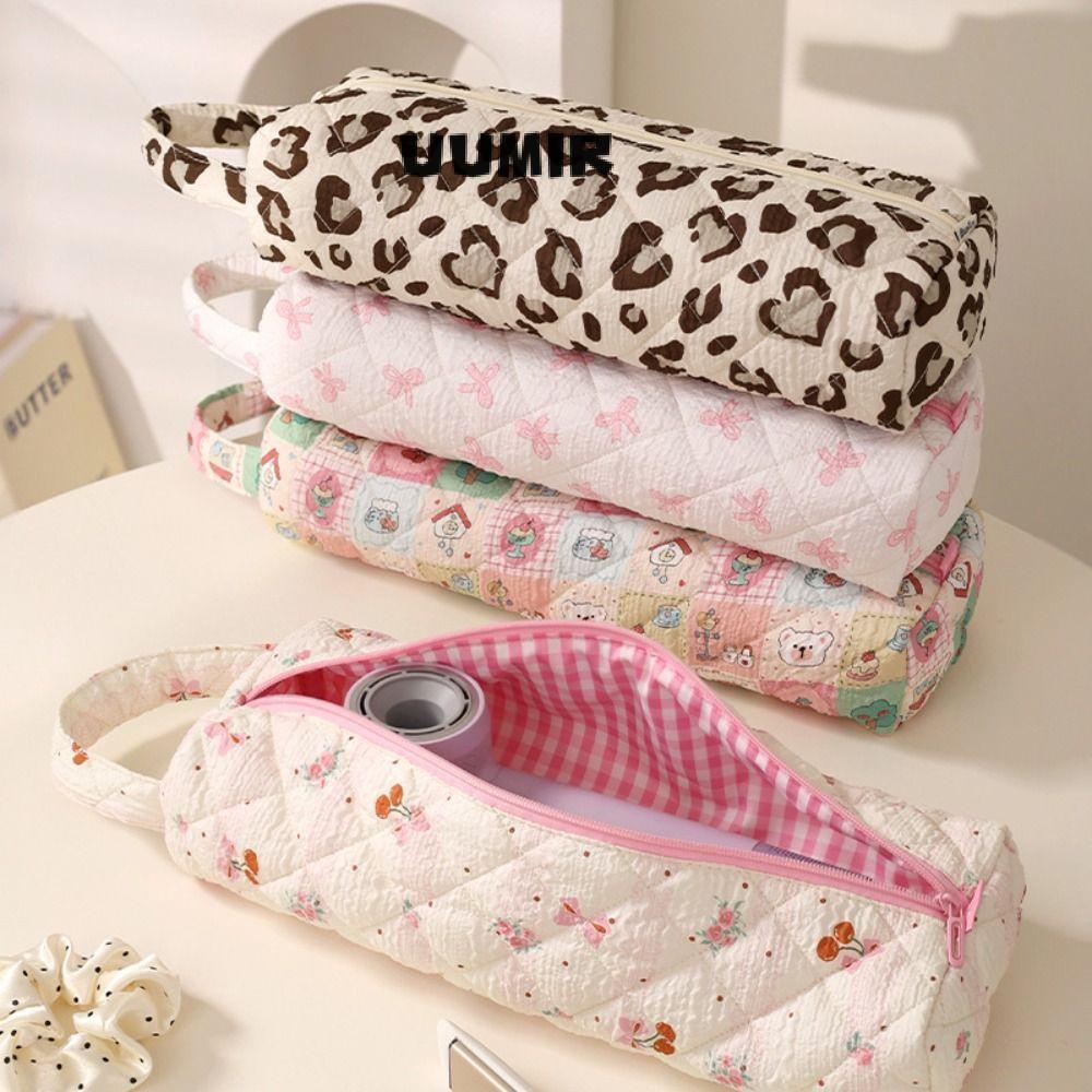 Túi đựng máy sấy tóc UUMIR, Túi đựng máy uốn tóc bằng vải Cotton chống bụi, Túi đựng sức chứa lớn di động mềm mại dành cho du lịch