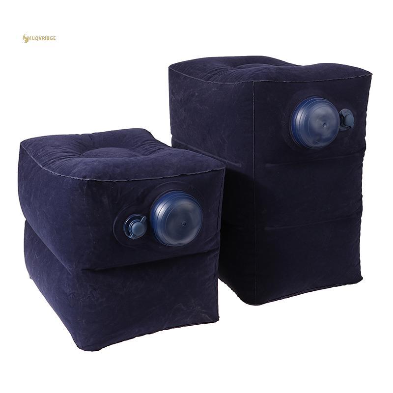 MUQV Bơm Hơi Du Lịch Foot Rest Trẻ Em Máy Bay Ngủ Giường Chân Hỗ Trợ Chiều Cao Có Thể Điều Chỉnh Chân Cho Chuyến Đi Dài n