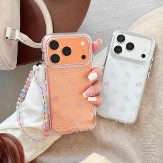 Ốp lưng cứng trong suốt Tương thích với iPhone 13 14 14Pro 14ProMax 15 15Pro 15ProMax 16 16Pro 16ProMax 17 17Pro 17ProMax Ốp họa tiết ngựa dòng đầy màu sắc