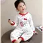 Bé Gái Nhà Quần Áo Phù Hợp Với Mùa Xuân Thu Dài Tay Mỏng Hoạt Hình 90-140 Size E4PD