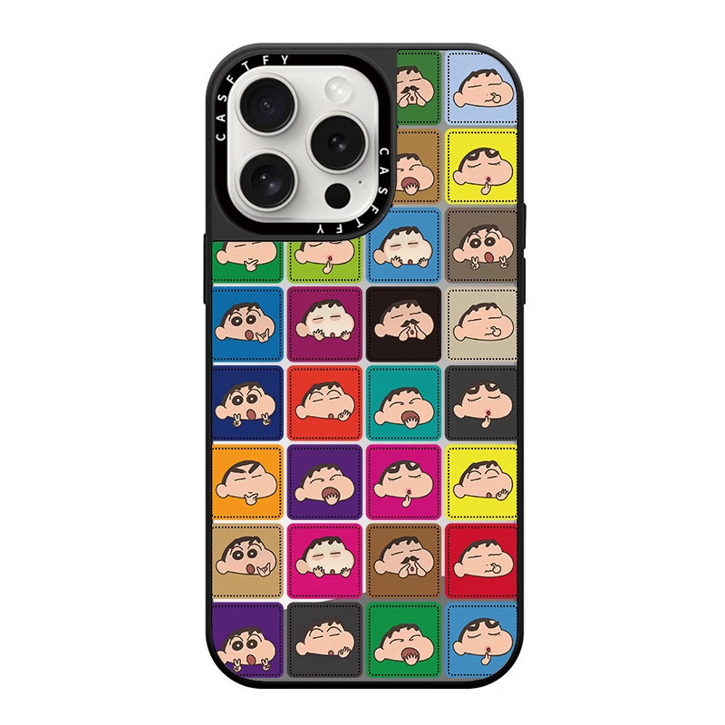 CASETi Gương Crayon Shin-Chan Biểu Hiện Kiểm Tra Ngôi Sao Cùng Phong Cách 16 Thích Hợp Cho 15ProMax Apple 14