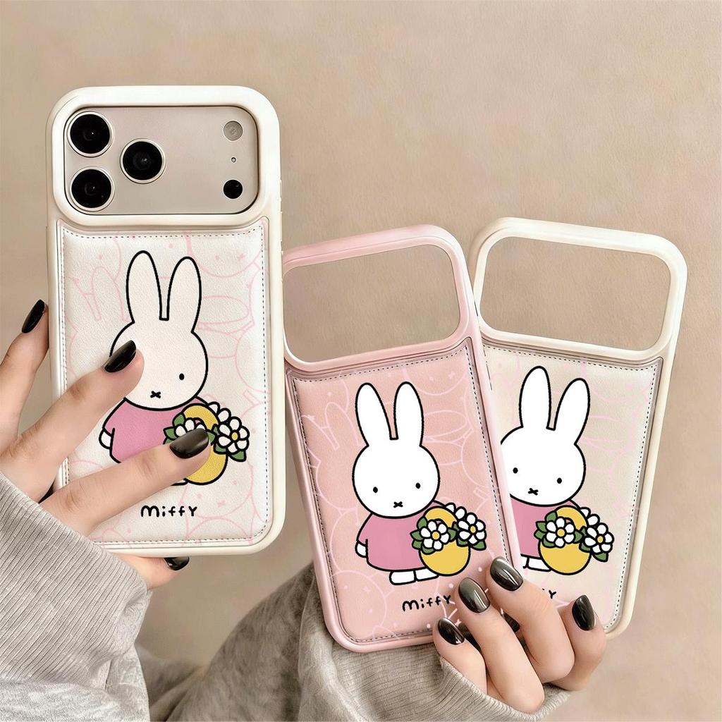 Tham ăn Mifi cho iPhone 17Pro trường hợp điện thoại 15plus Nhật Bản Hàn Quốc 1312pro cá tính 11 lỗ lớn