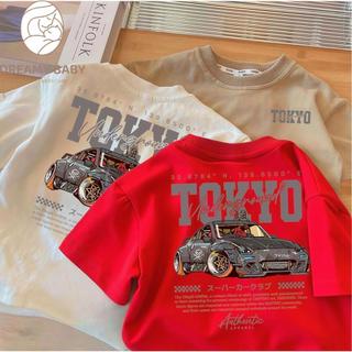 COD✅ (Hồ Chí Minh)DREAMY BABY Áo trẻ em đua xe Tokyo, bền bỉ và thoải mái, kích thước 90-150.