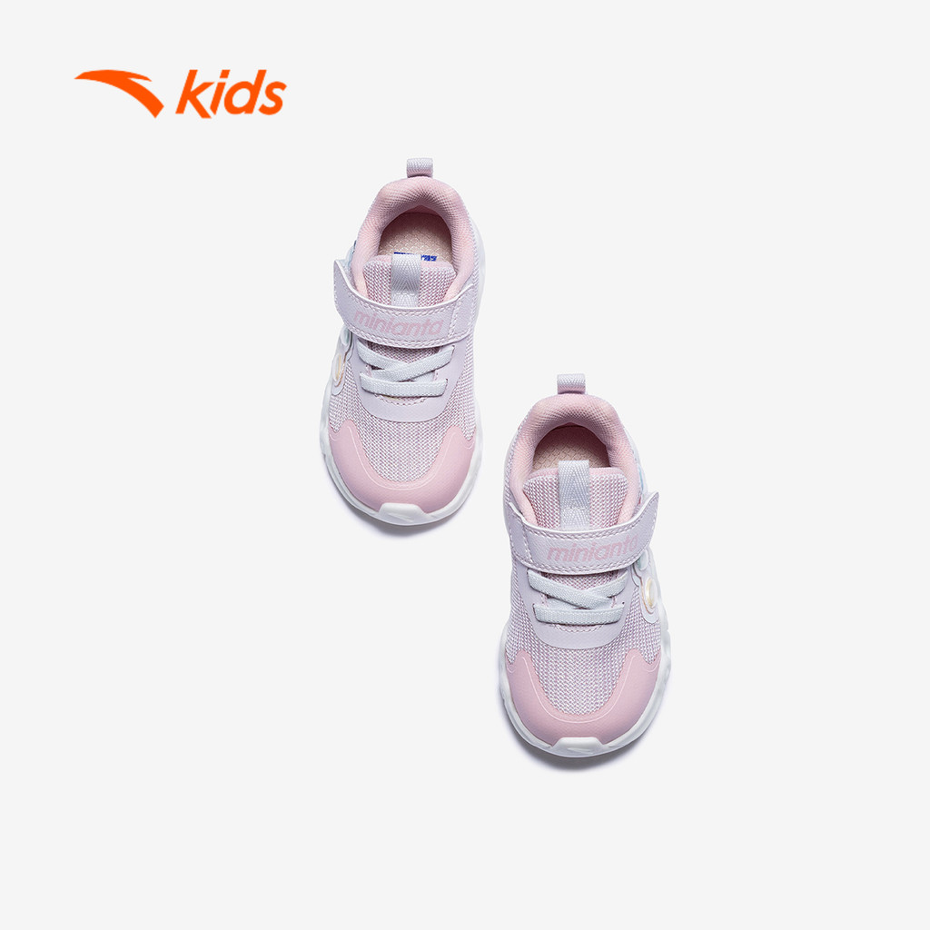 ANTA Kids Giày Thể Thao Bé Gái Size 22-27 Minianta Đế Phát Sáng, Êm Chân 3226A0011