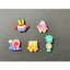 Set 10 Sticker/ Charm gắn dép Bọt biển dễ thương