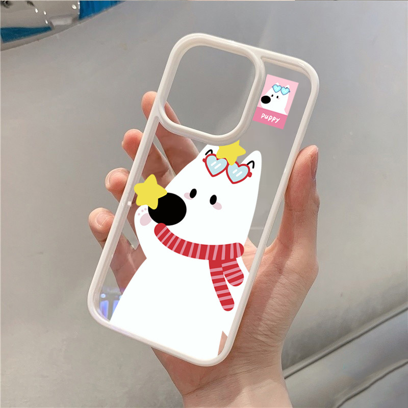 Ốp Lưng Cho Samsung S23 S24 FE S26 S24 S25 Ultra S23 S22 S21 Plus S20 S21 FE Động Vật Dễ Thương Acrylic Trong Suốt Chống Sốc
