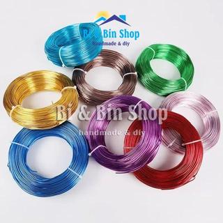 Cuộn Dây Nhôm Màu 0.8mm Làm Bonsai Handmade, Làm Đồ Thủ Công, Làm Trang Sức Handmade