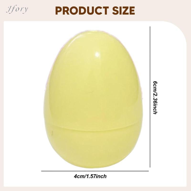 Jfory 2.36inch Trứng Phục Sinh Rỗng Nhựa Sáng Lấp Đầy Trứng Đồ Chơi Đồ Trang Trí Cho Sự Kiện Đám Cưới Lớp Học