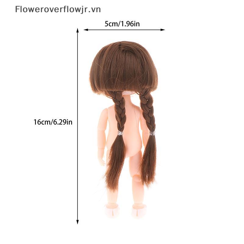 Búp bê BJD 1 / 8 dễ thương FJR 16cm với 13 khớp di động và nhiều biểu cảm HOT