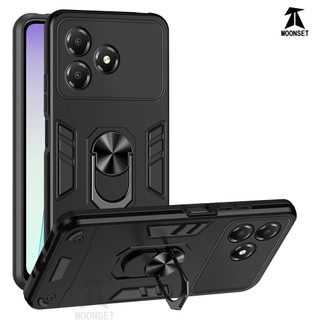 Dành Cho ZTE Blade A36 4G / 5G Ốp điện thoại Chiến Binh Thiết Kế Lưng Cứng Có Giá Đỡ Nhẫn Chống Sốc Mềm TPU Nâng Cạnh Mỏng Bao