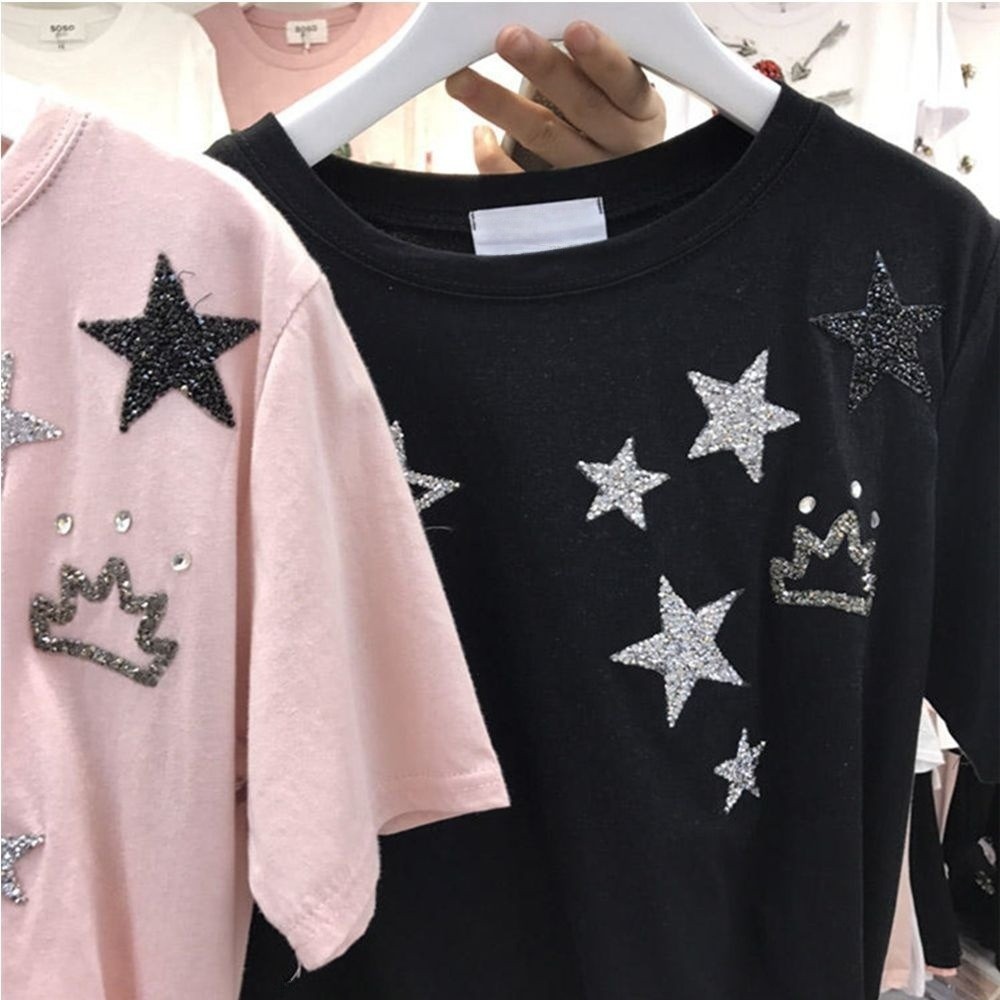 Phụ kiện quần áo decal hình ngôi sao pentagram đa kích cỡ