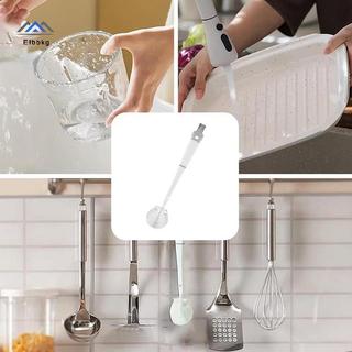Bàn chải làm sạch bình nước ELBBKG 5 trong 1 Máy chà sàn silicon có thể tháo rời Tay cầm dài Bình sữa Ấm đun nước thủy tinh Bàn chải dụng cụ nhà bếp mới