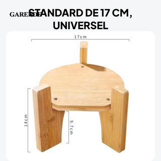Garende Đồ Uống Đứng Đựng Đồ Uống Hỗ Trợ Bình Nước Giá Đồ Trang Trí Bằng Gỗ Chắc Chắn Cho Nhà Hàng Nhà Bếp Thanh