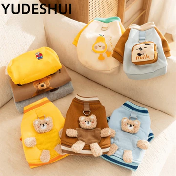 Quần áo cho chó mùa đông YudhUI, Quần áo cho chó bông / mèo lông cừu mỏng, Quần áo thú cưng ấm áp sang trọng mềm mại Hàn Quốc Quần áo cho chó / mèo