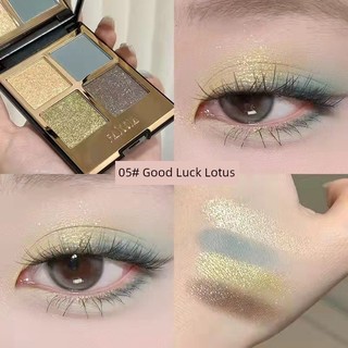 🔥 Bảng Phấn Mắt 🔥 có hàng sẵn 2026 bảng mắt khói cảm hứng Y2K edgy Ngày phụ nữ trang điểm đậm Phong cách châu Âu Và Mỹ ♗FAICCIA Fayi Đen Jasmine Bốn Màu Mắt Bóng Tối Khói Trang Điểm Đất Màu Flash Ngọc Trai♪