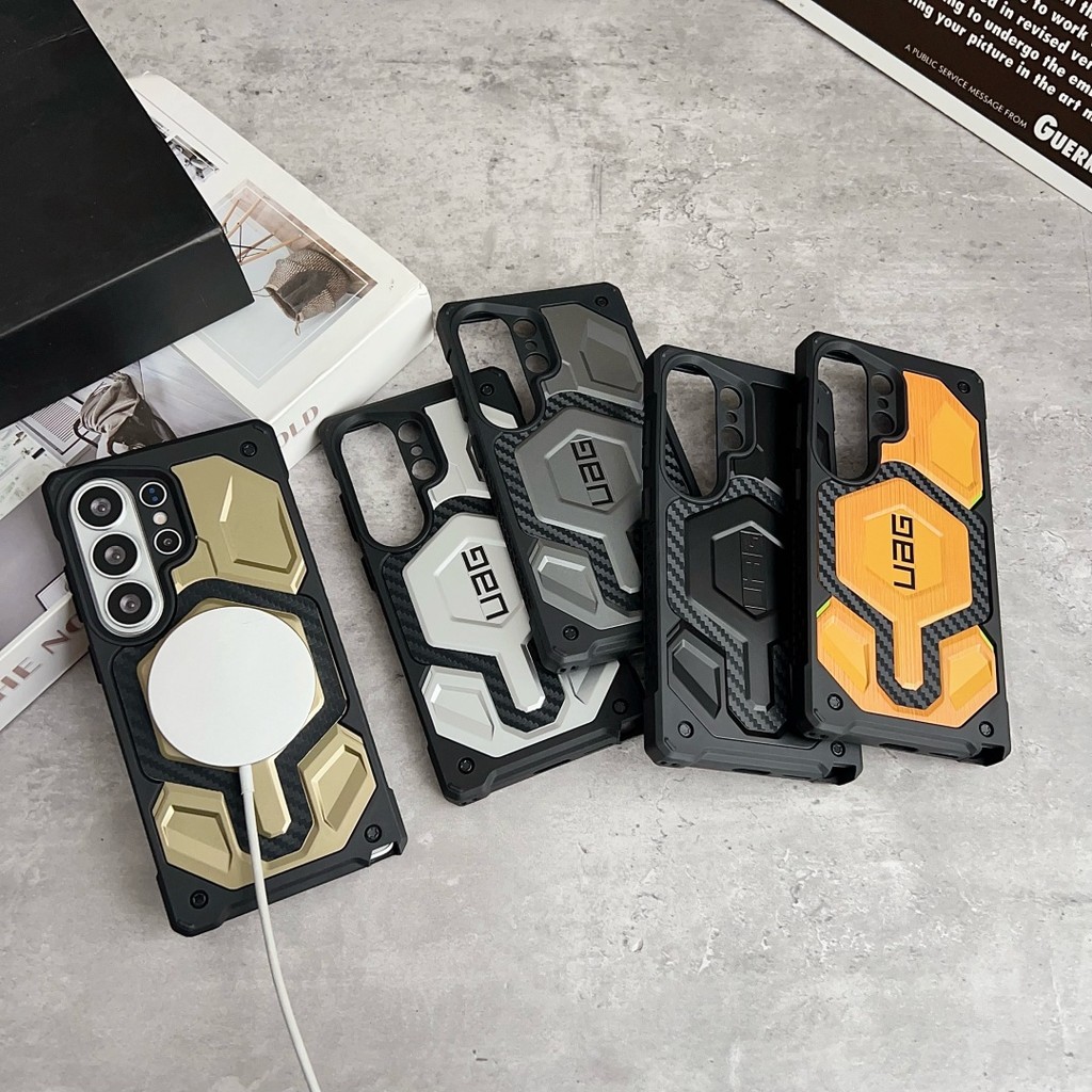 Ốp lưng UAG The Monarch Pro sợi Carbon cho Samsung S26/S25/S24/S23, từ tính, chống sốc