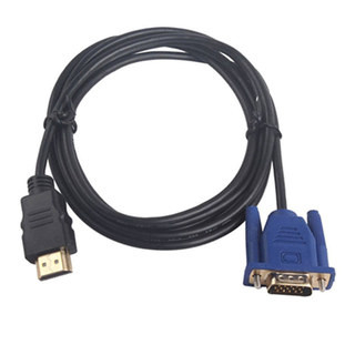 1.8 / 3 / 5 / 10m 1080P HDMI sang VGA 15Pin Nam Cáp Adapter Dẫn Cho HDTV HD LCD