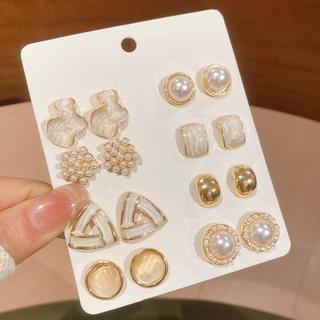 Bộ Ngọc Trai Nhân Tạo Phong Cách Hàn Quốc - 16 Món Thời Trang Nữ