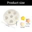 Exhila Silicone Handmade Mặt Dây Chuyền Khuôn Thủ Công Đồ Dùng Hình Trái Tim Ngôi Sao Cho Nhựa Nghệ Thuật