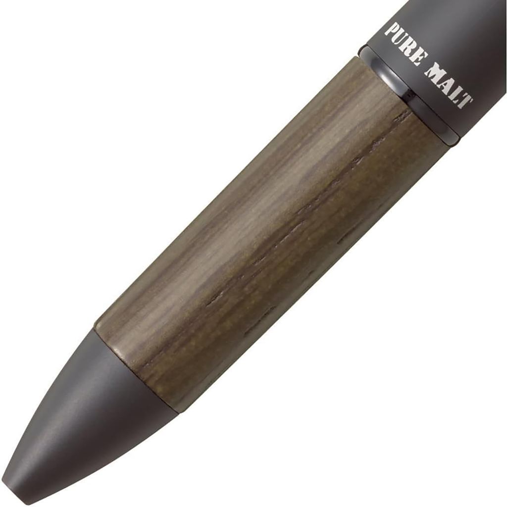 Uni Pure Malt Oak Premium but 5 chuc nang/Jetstream 4+1/0.7mm+chi 0.5mm/go thung whisky