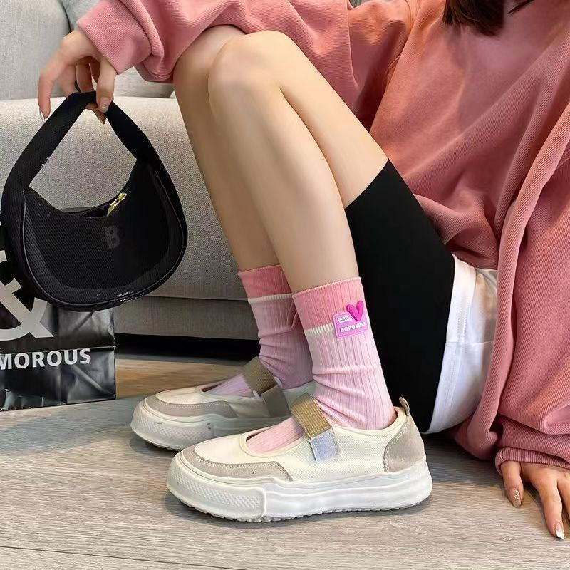 Thời trang hàn quốc vớ tình yêu đầy màu sắc cho phụ nữ món quà sinh viên tốt phong cách