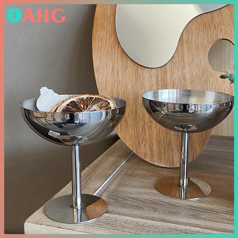 THÊM 2026 Cốc Inox Mới Cốc Kem Món Tráng Miệng Salad Bát Trái Cây Đĩa Sna Món Ăn KTV Thanh Tiếp Liệu BSS