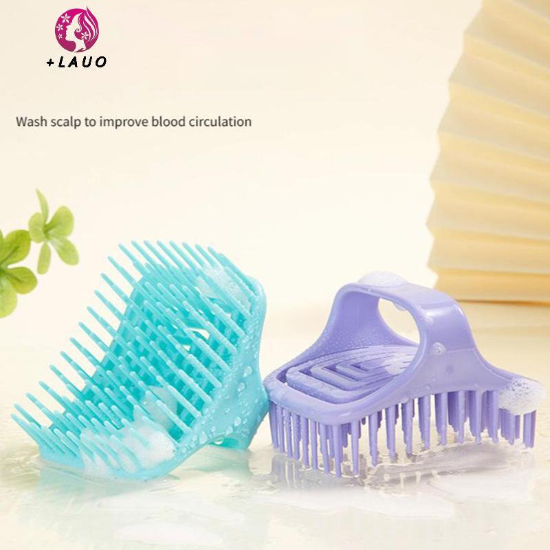 Lược chải da đầu massage Springevenstar, dầu gội chăm sóc tóc, dụng cụ tắm đa năng